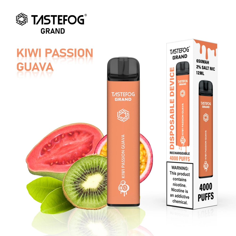 Tastefog Grand Electric 4000 Puffs VAPE Cigarette Shisha Pluma