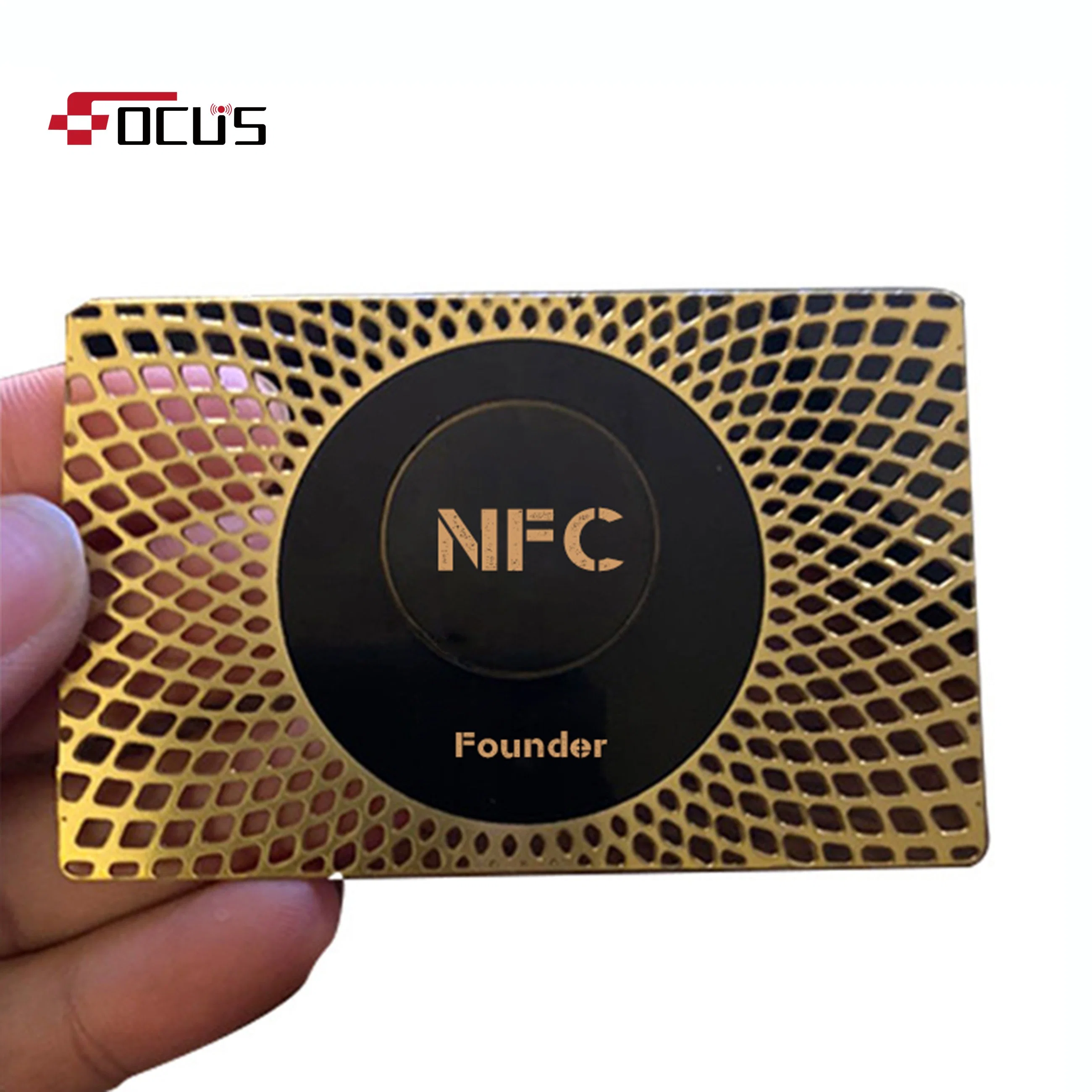 Wholesale/Supplier Metal Business Metal Card RFID Chip Key Card for Hotel