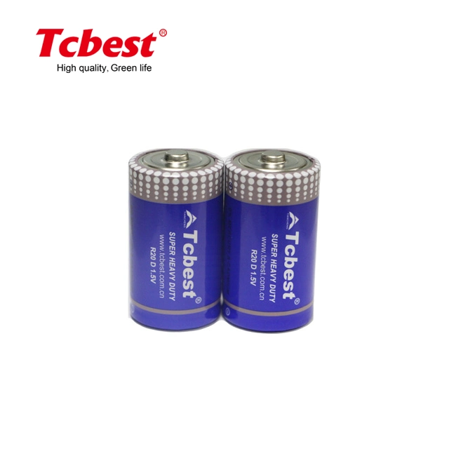 Großhandel/Lieferant OEM TcBEST 4500mAh 1,5V UM1 R20 D Aluminium Jacke Zink-Kohle-Trockenbatterie