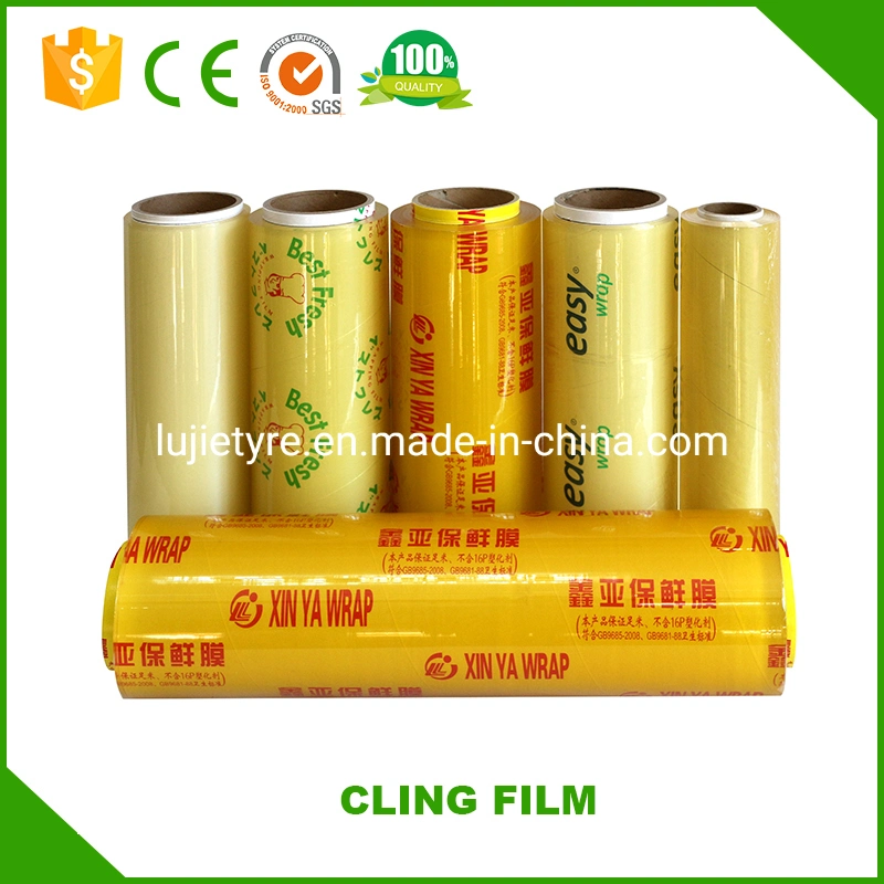 PE Polyethylene Pallet Stretch Clear Plastic PVC Cling Film Roll PVC Protection Film Food Wrapping Film Plastic Antimicrobial Film Packaging Film Reusable Ec