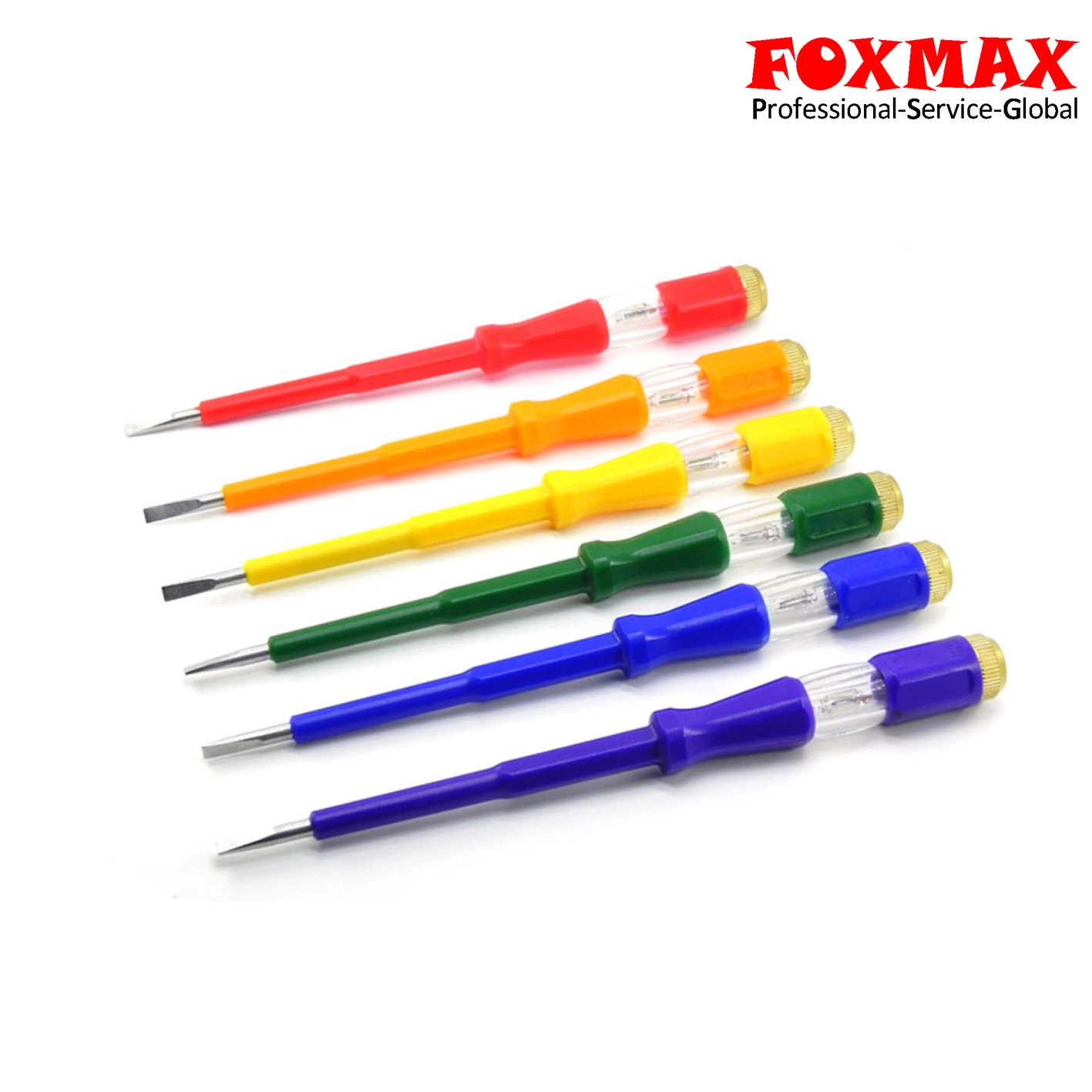 180mm Colourful Test Pencil Screwdriver Voltage Tester Pen (FXT-02)