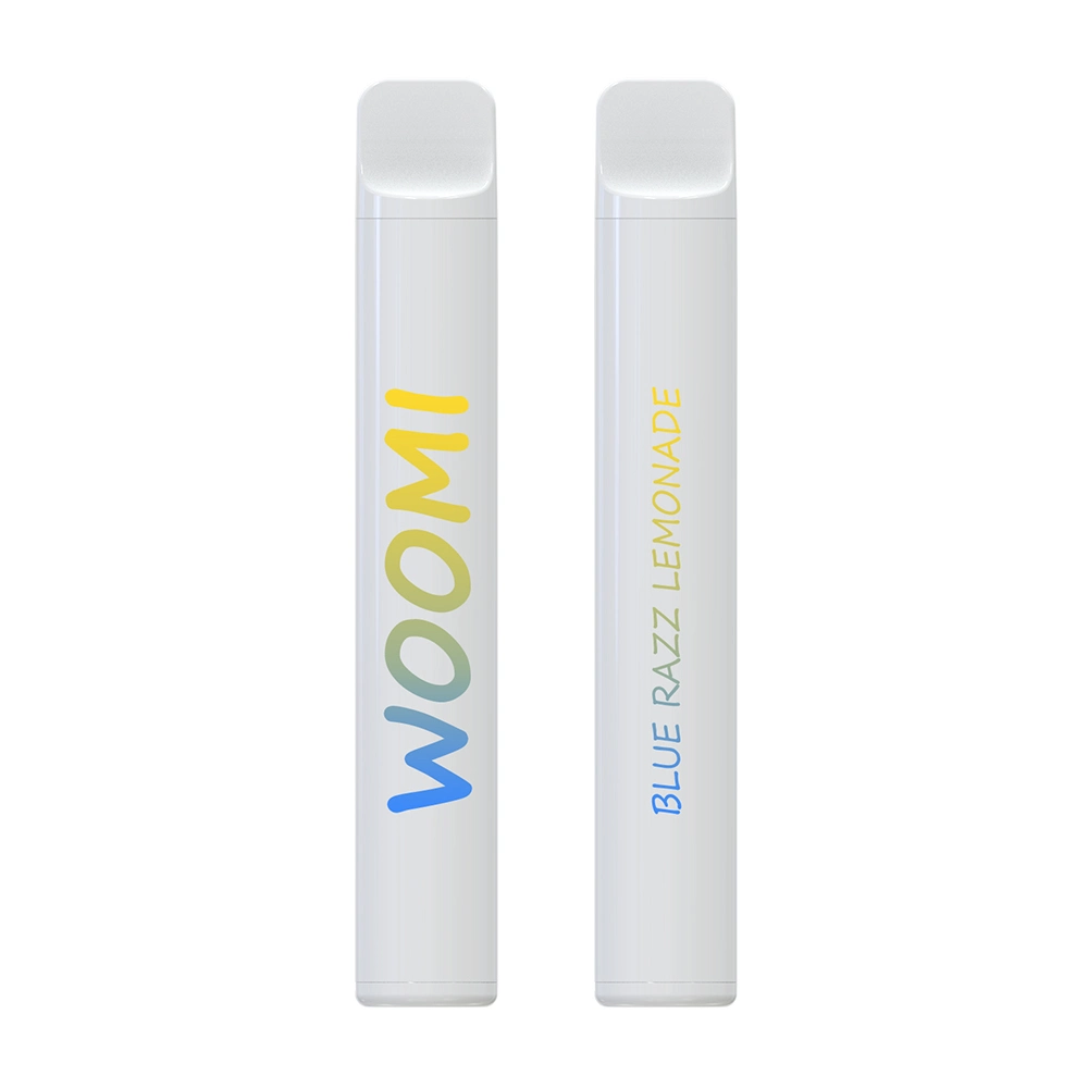 Woomi Blanche Neige 600 bouffées saveurs préférées Kiwi Fruit de la passion de goyave 2 mg de nicotine Ecigarette jetable