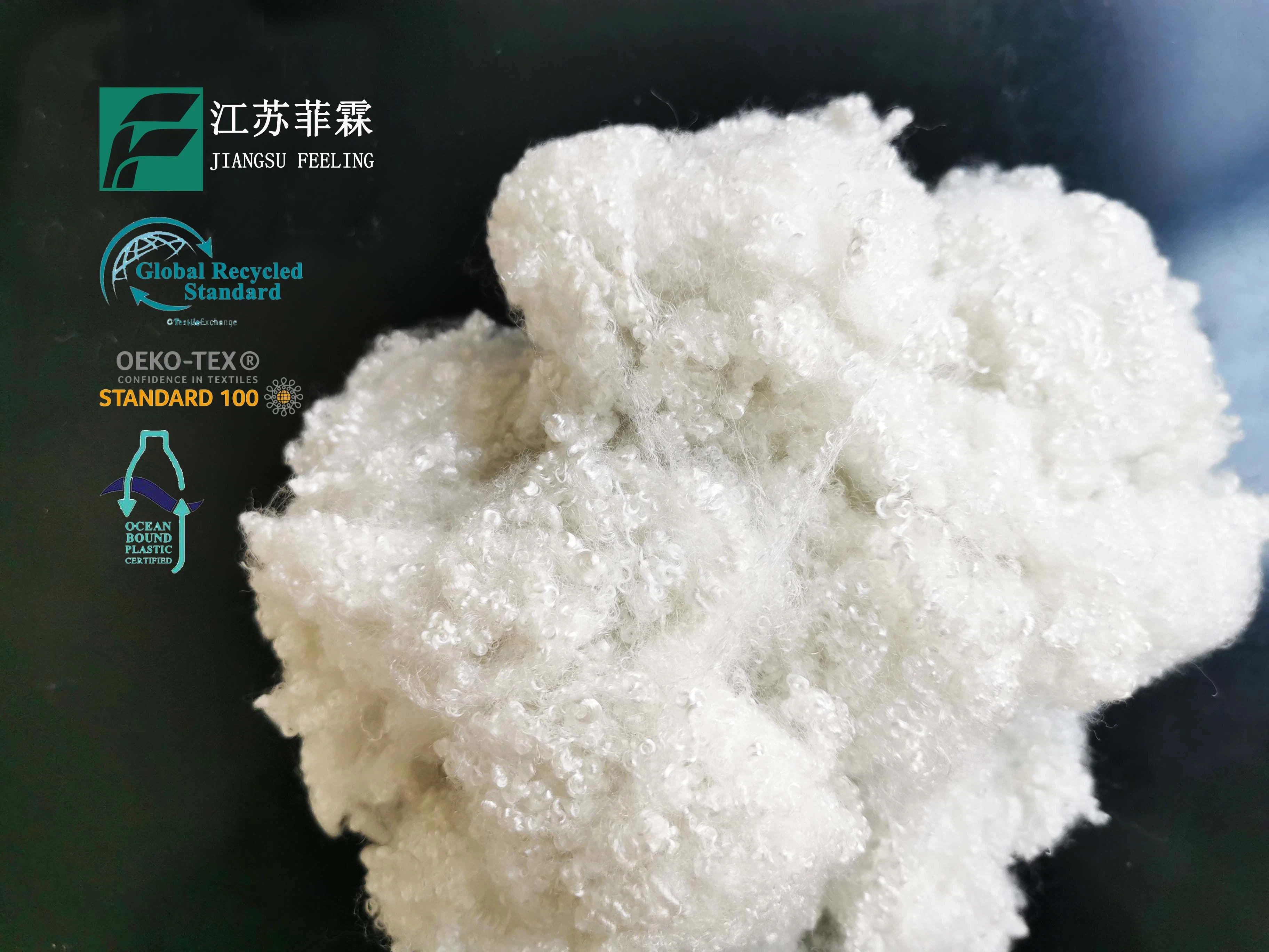 3D Wf Non-Silicon Recycle Holow Conjugate Fiber for Sofa Cushion and Bed Mattress Stuffing