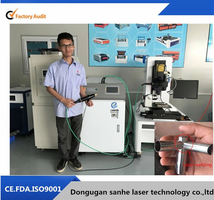 China Hand-Held Portable Fiber Optic Laser Welding Machine with Fiber Cable Transmitted Gun 500W