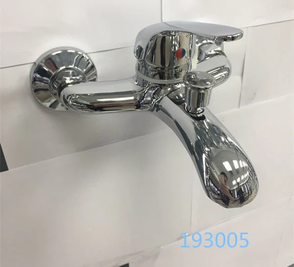 Building Materials Bathroom Faucet Wall Mounted Bath Mixer