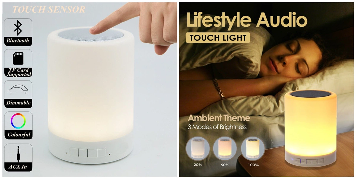 Mini faible puissance en voyant la lampe de couleur tactile 2022 Nouveau modèle