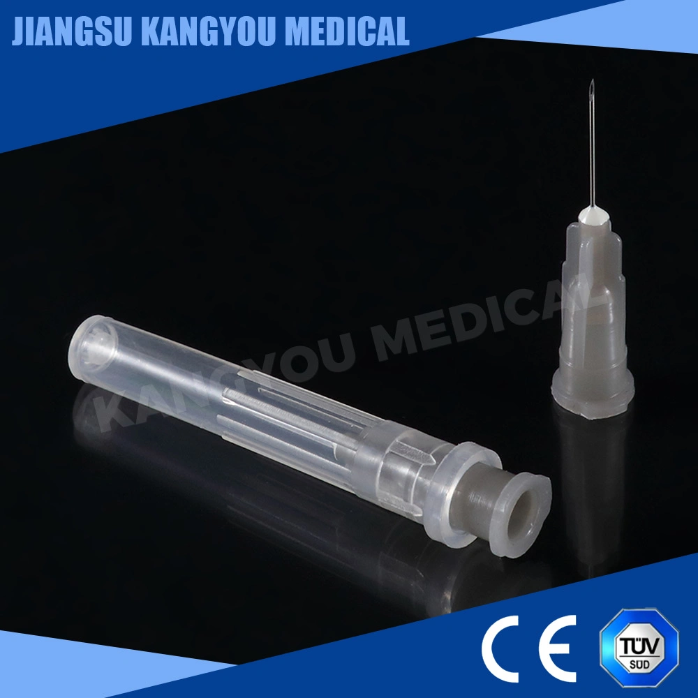 De plástico grado médico de aguja hipodérmica desechable estéril para inyección de un solo uso de vacunas