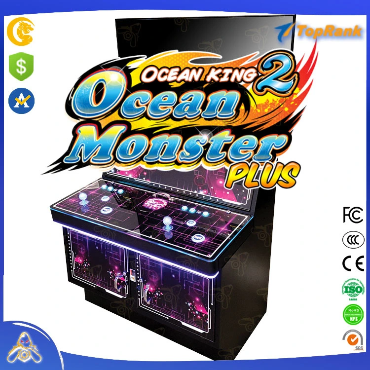 Famosa fábrica chinesa fabricante Casino Arcade por grosso de Diversões Jogos a Dinheiro Tabela de Habilidades de peixes Shoting máquina de jogos Ocean King 2 Ocean Monster Plus