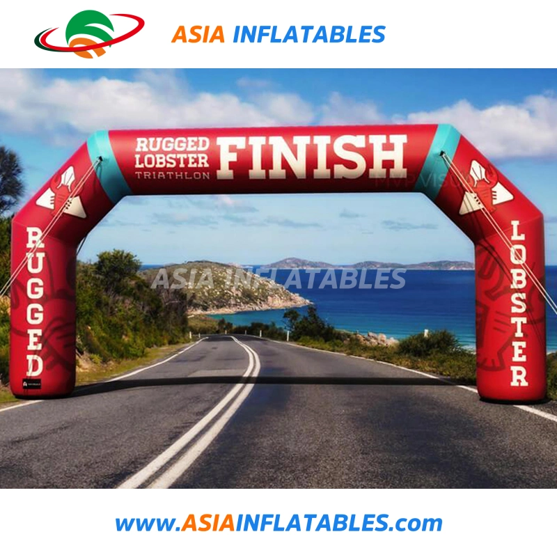 Customized Advertising Inflatable Arch with Magic Tape Logo