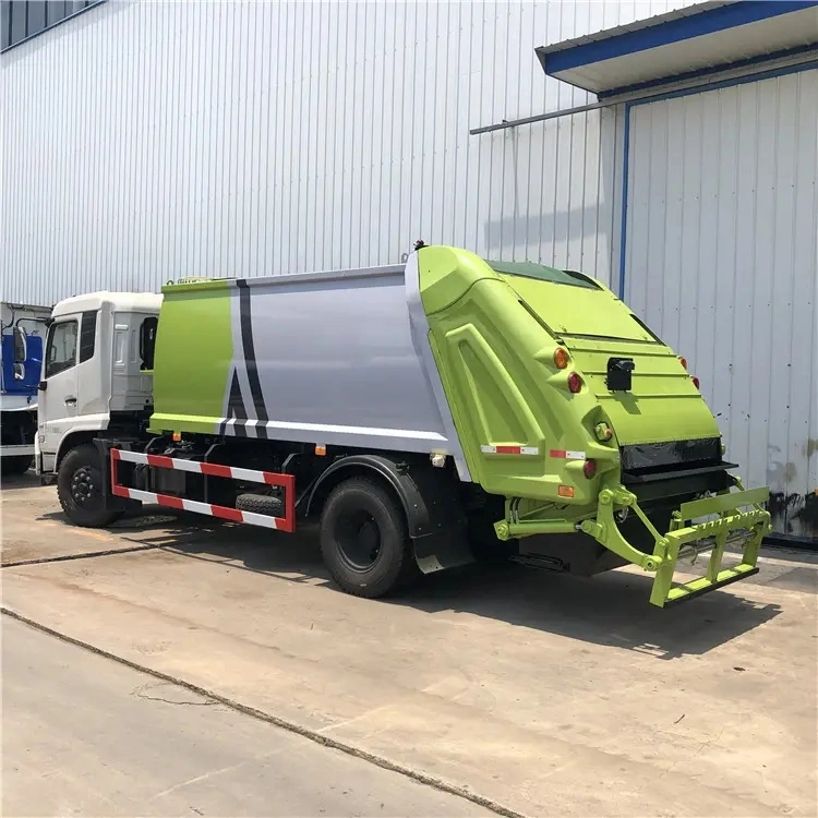 16000litres Compact Garbage Truck Dongfeng Kinland Right Hand Drive Compression Refuse Collector Truck