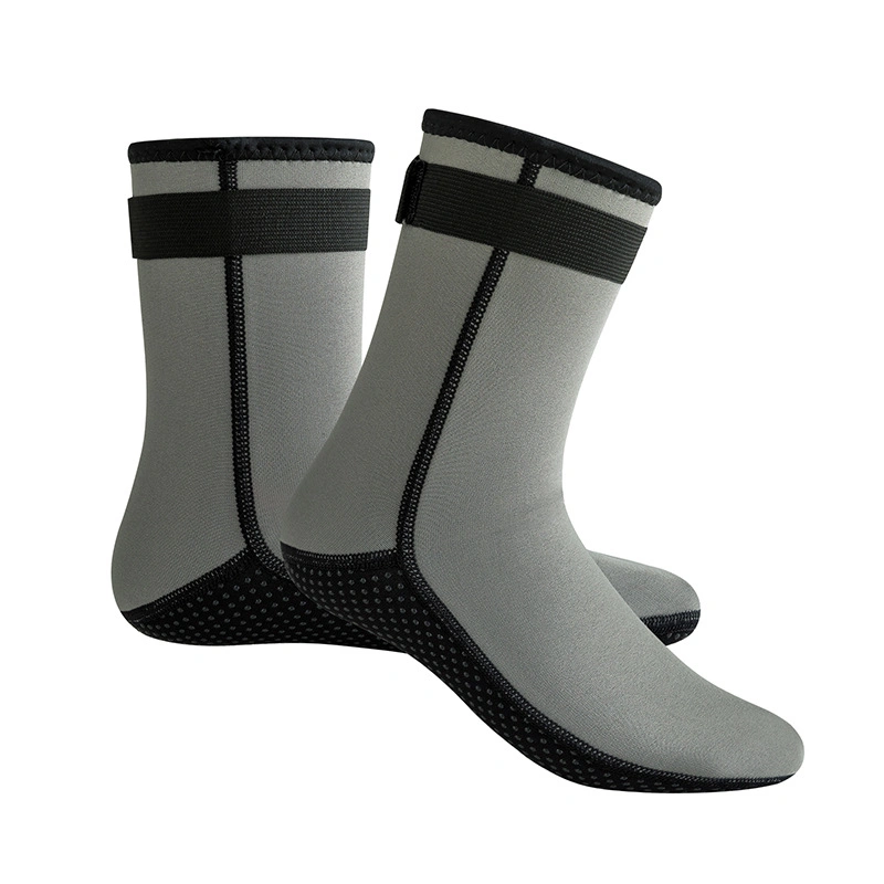 Gray High Sole Diving Socks Sand Socks for Adult and Kids