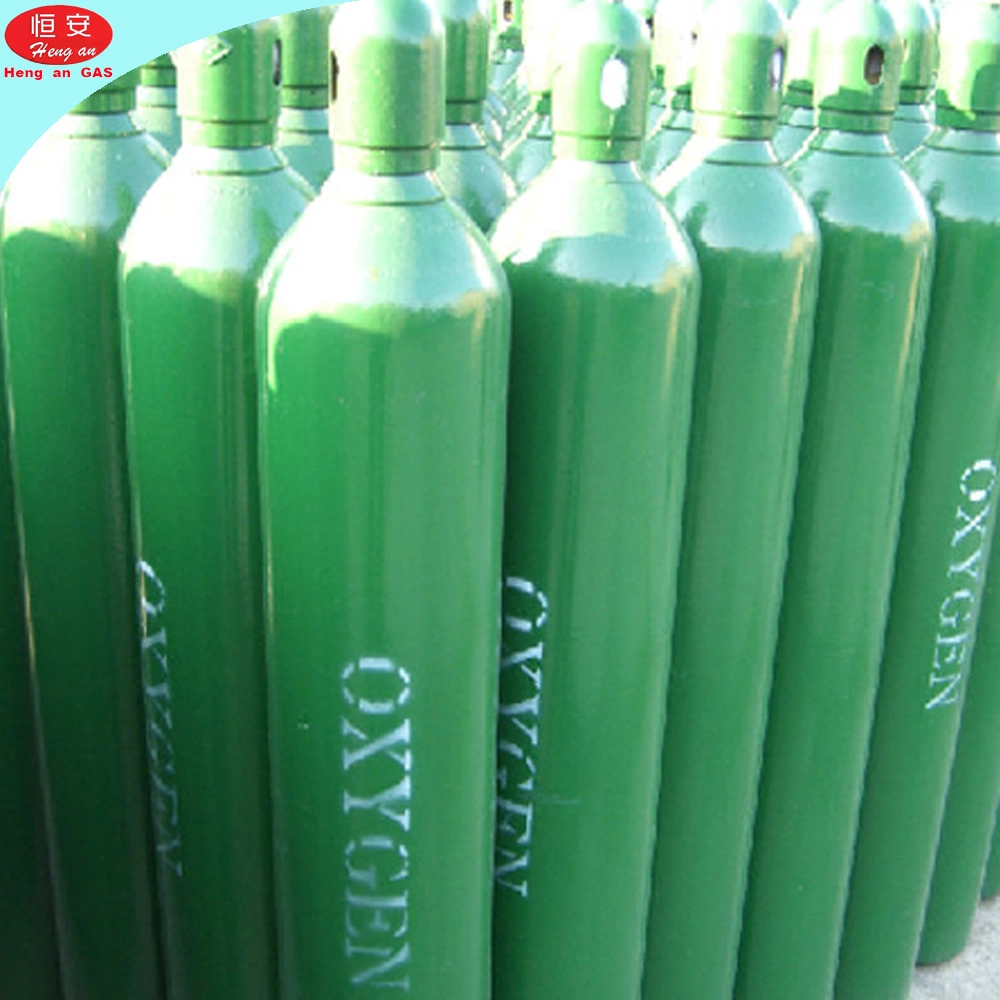 Hot Sale 40L Gas Cylinder Price High Purity 99.999% O2 Gas Oxygen Gas Cylinder