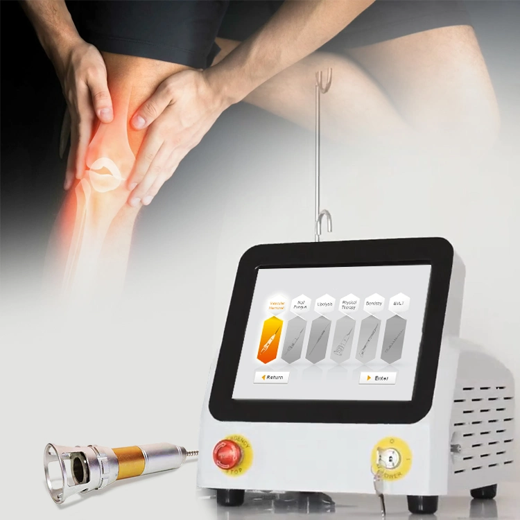 Diode laser à traitement intensif 980nm 60W haute puissance Matériel de physiothérapie et de physiothérapie