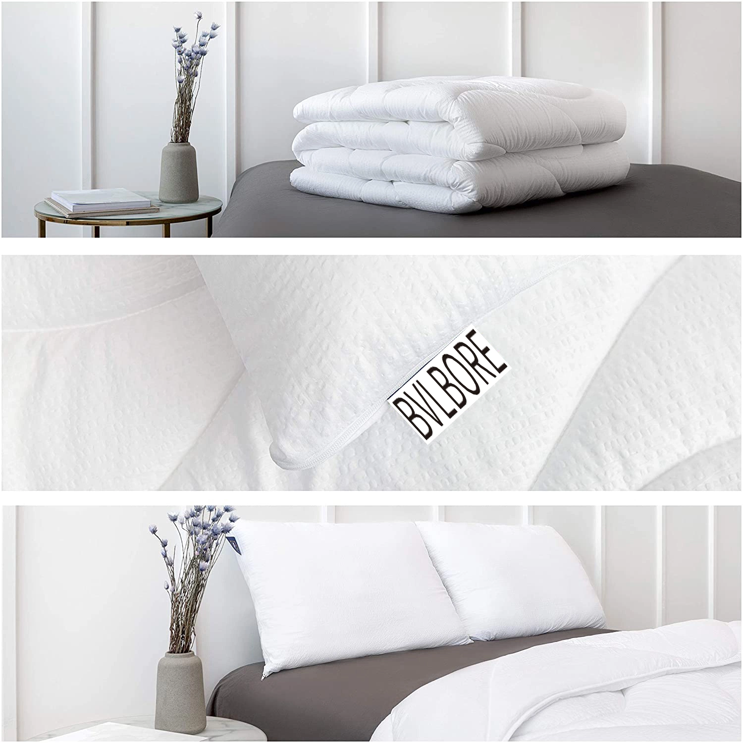 Best Selling Seersucker Microfiber with Polyester Filling Quilts Duvets Comforters