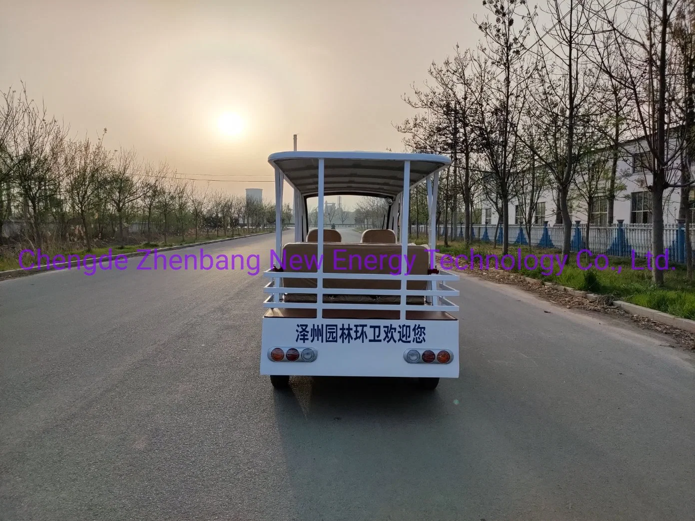 Hot Vender autobús de pasajeros de turismo de coche eléctrico con 8 navegantes City Amusement Park School Tourist Car