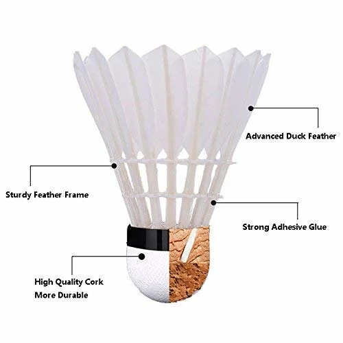 Duck Feathers Shuttlecocks 77speed Druable Badminton Shuttlecocks