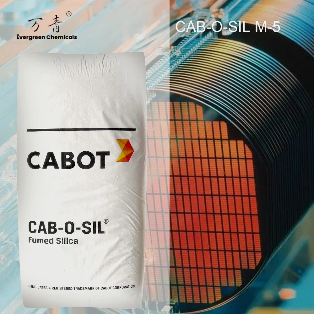 China Hot Sale Cabot Auxiliar químico Cab-o-Sil M-5 para Solar Célula