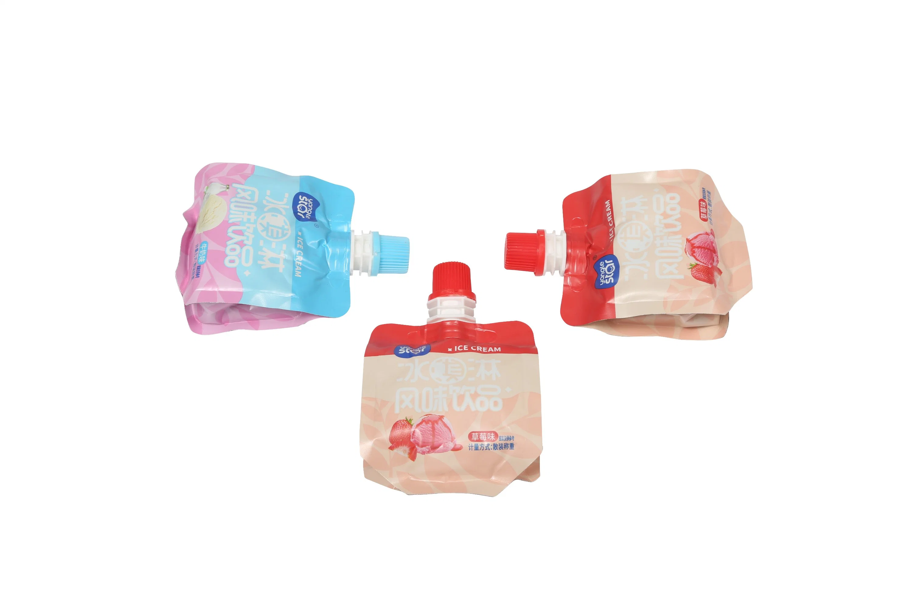 Custom Printed Plastic Frozen Popsicle Bag Ice Cream Food Packaging Bag