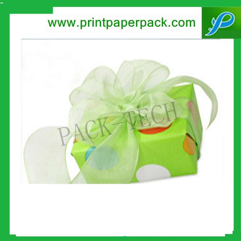 Custom Printed Box Packaging Durable Packaging Gift Packaging Boxes Wedding Favour Box with Ribbon & Crystal Embellishment