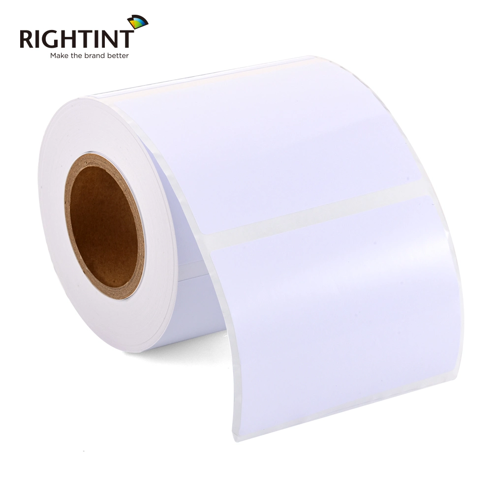 Blank Die Cut Round Label Rolls Custom Printed Cheap Waterproof Paper Labels Sticker for Inkjet Printing