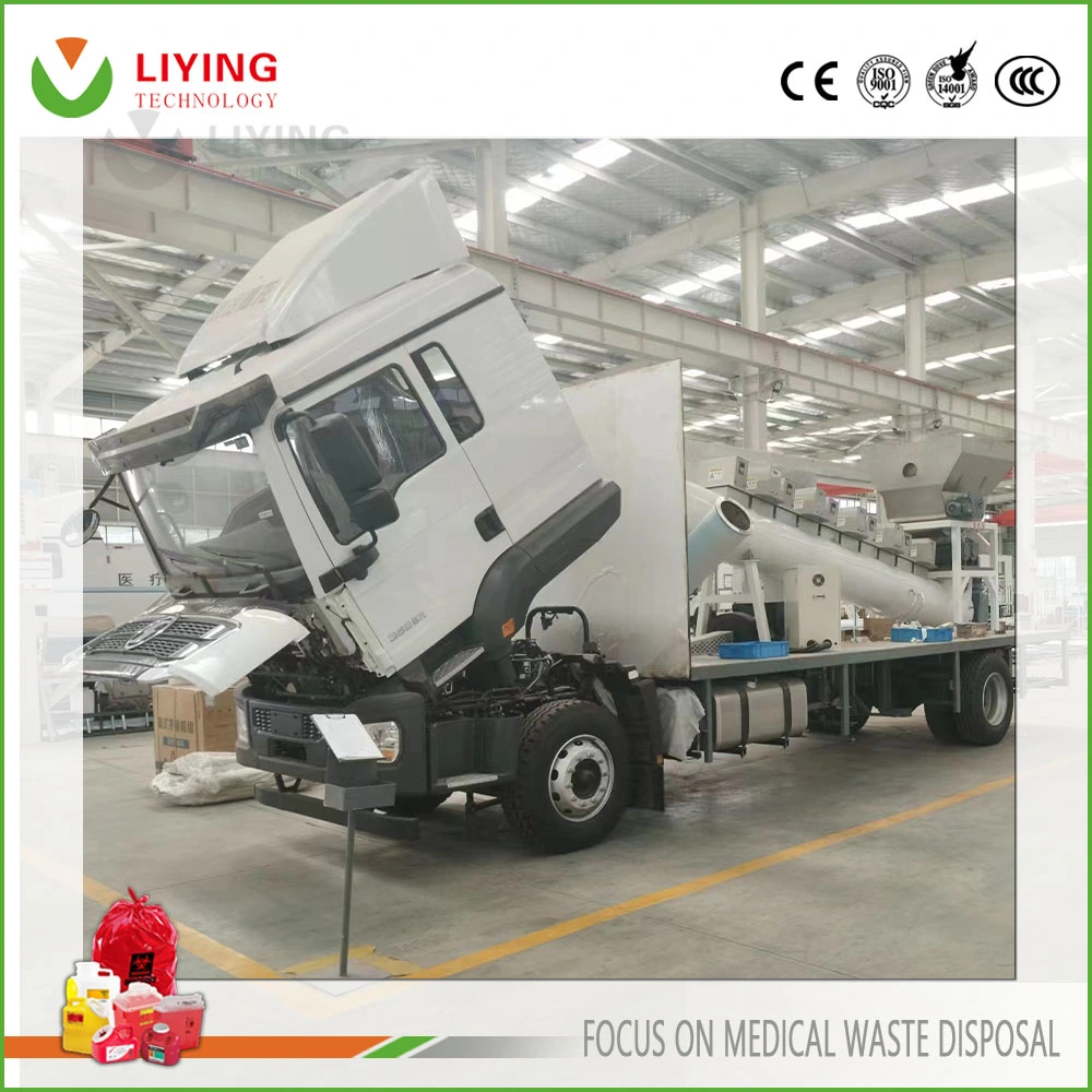 Eco-Friendly Medical Waste Microwave Disinfection Disposal Equipment Vehicle