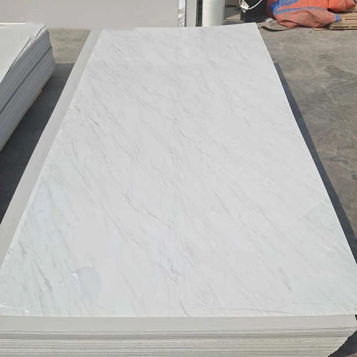 1220X2800mm 3mm Interior Decorative Marble PVC UV Sheet Board