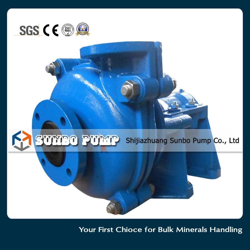 Single Stage Impeller Horizontal Centrifugal Slurry Pump 75HS