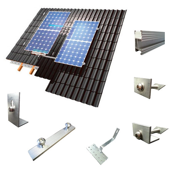 Br Solar Panel Tile Installation System Mounting Frame Tripod on House Flat Roof