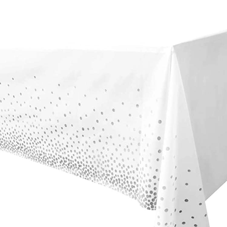 PEVA impermeable de plástico resistente de 137x274cm Mantel desechables