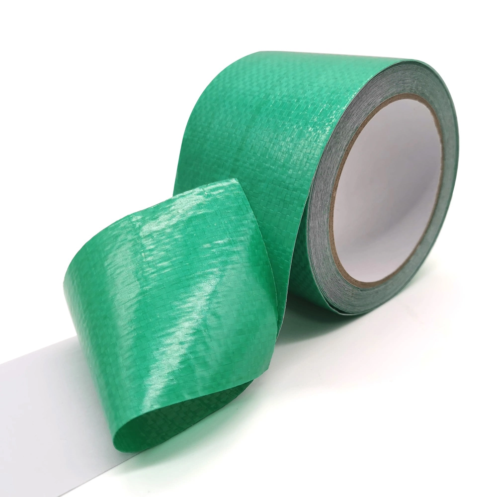 Waterproof Blue Tarp Repair Tape for Cargo Tarpaulins of Cars, Trains, and Ships