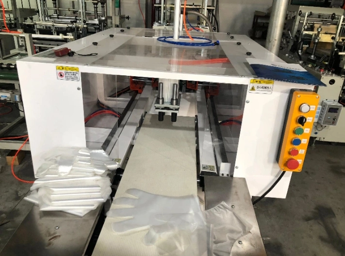 Fully Automatic Double Layer Disposable Plastic PE Glove Making Machine