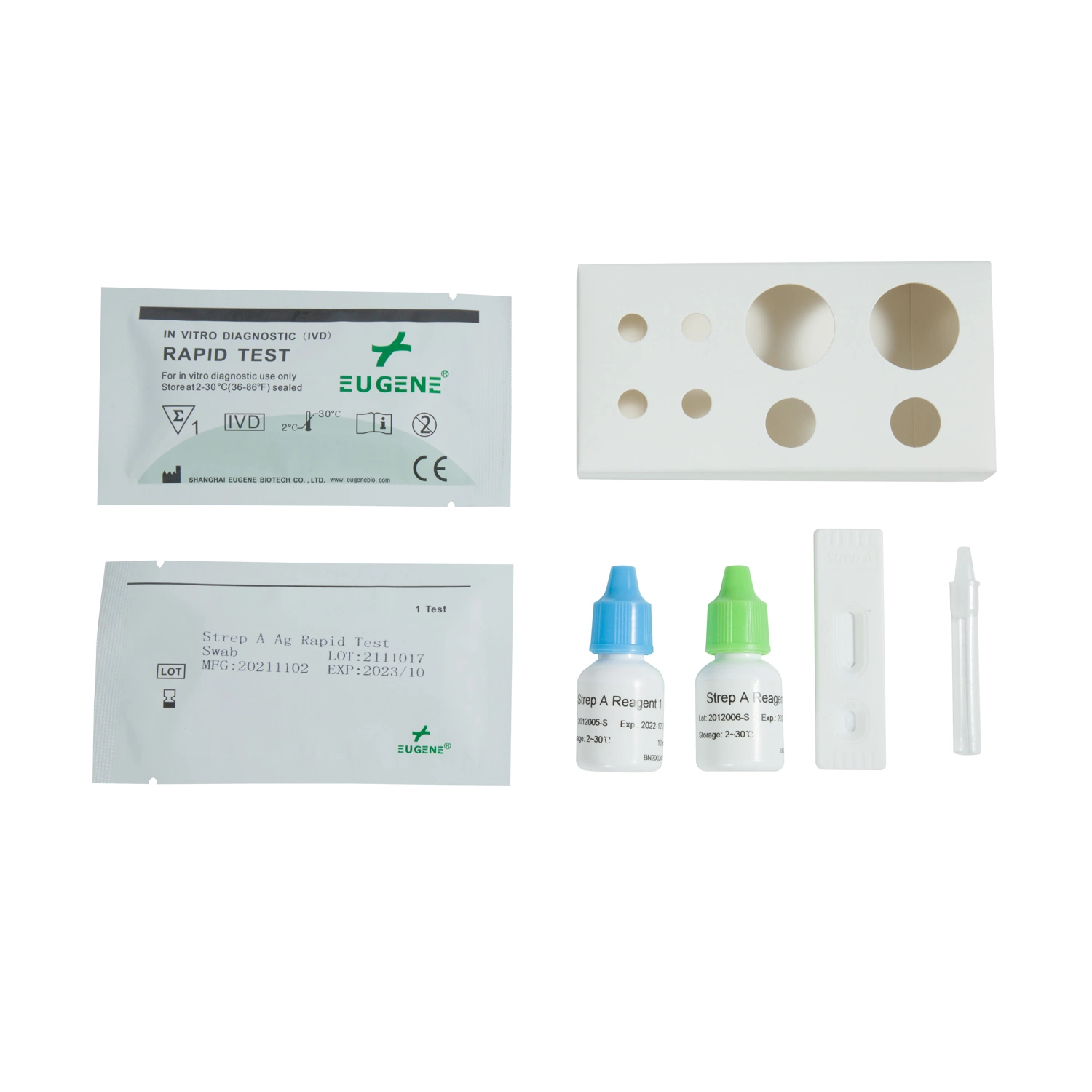 البيع بالجملة CE ISO معتمد المجموعة A Streptoccal Antigen سلسلة اختبار Strep أ أ أ