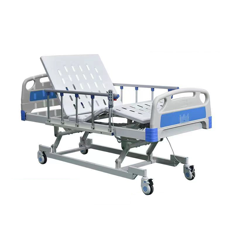 Cheap Price Medical Adjustable 3 Function Electric Hospital Bed for Patient with Casters