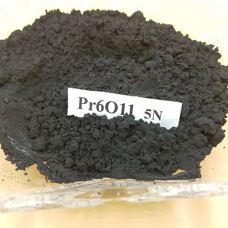 Buy Factory Price 99.5% Pr6o11 Rare Earth Product Praseodymium Oxide