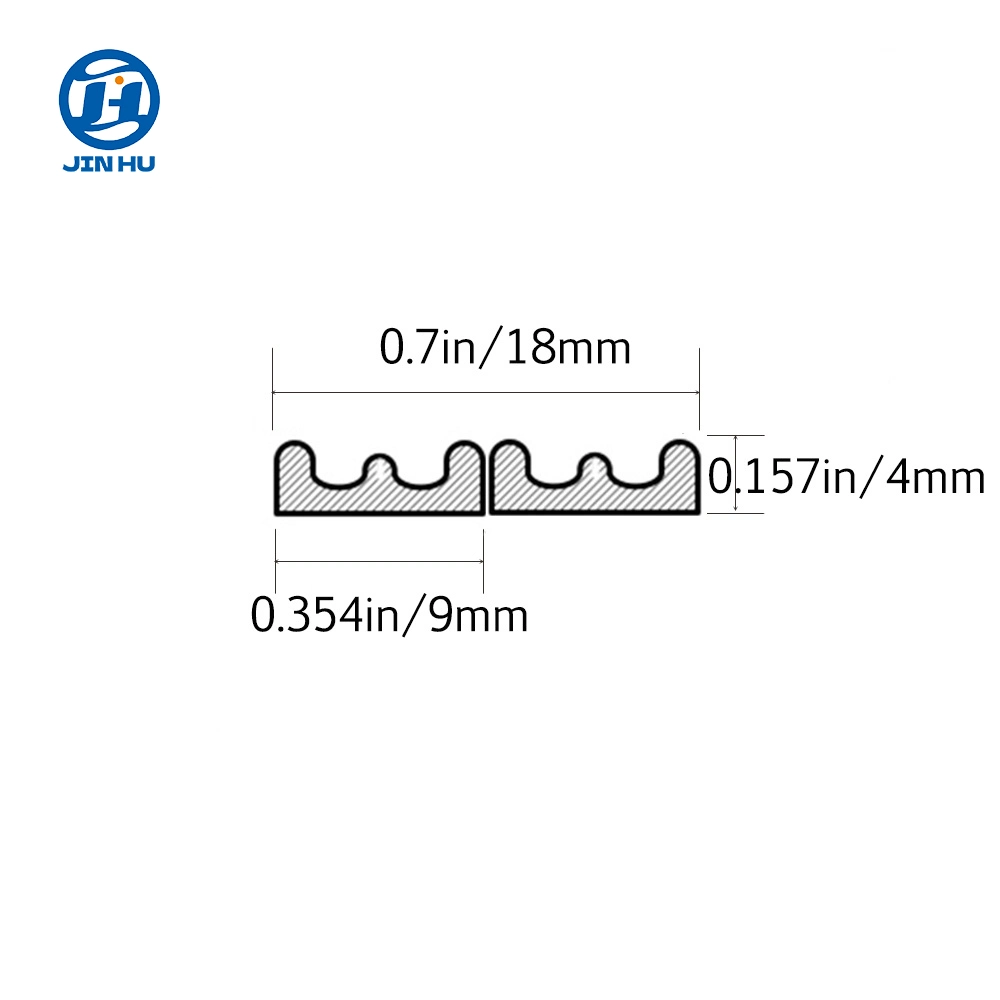 Waterproof E Shapes Self-Adhesive EPDM Foam Seal Strip for Door (OEM)