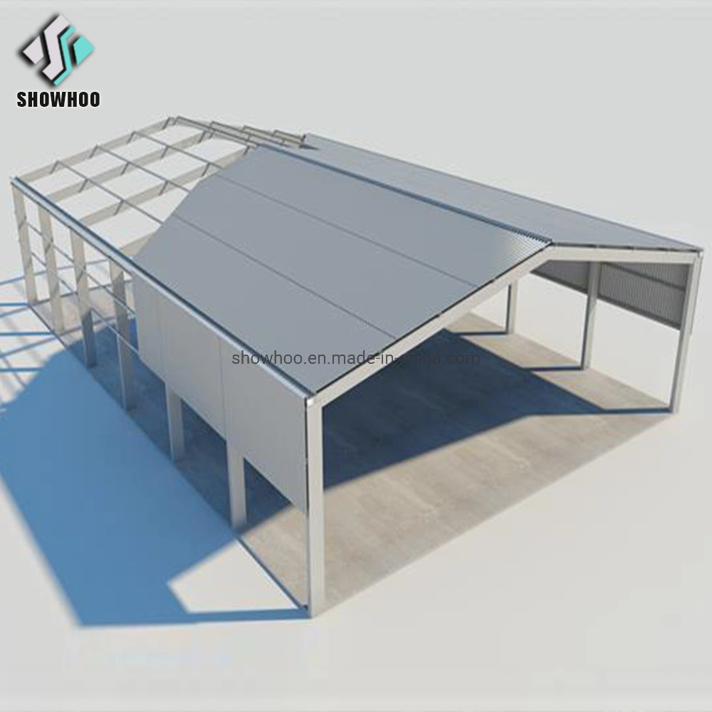 Construcción de metal Industrial prefabricada Modular aislado de almacén