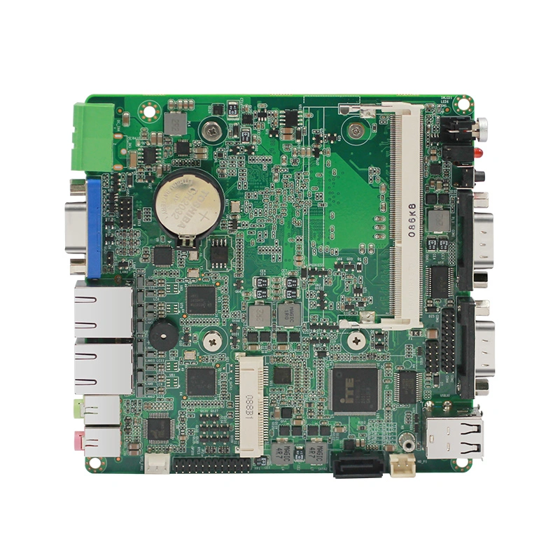 Computer Mainboard J1800 Gpio 6COM DDR3 SATA PC Motherboard Mini Pcie VGA Display Dual LAN Emmc DDR3 Motherboard