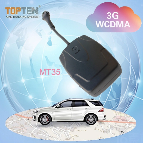 Portable GPS Car Remote Control Tracker 3G with Sos, Backup Battery and Vehilce Voltage Detect Mt35 (TN)