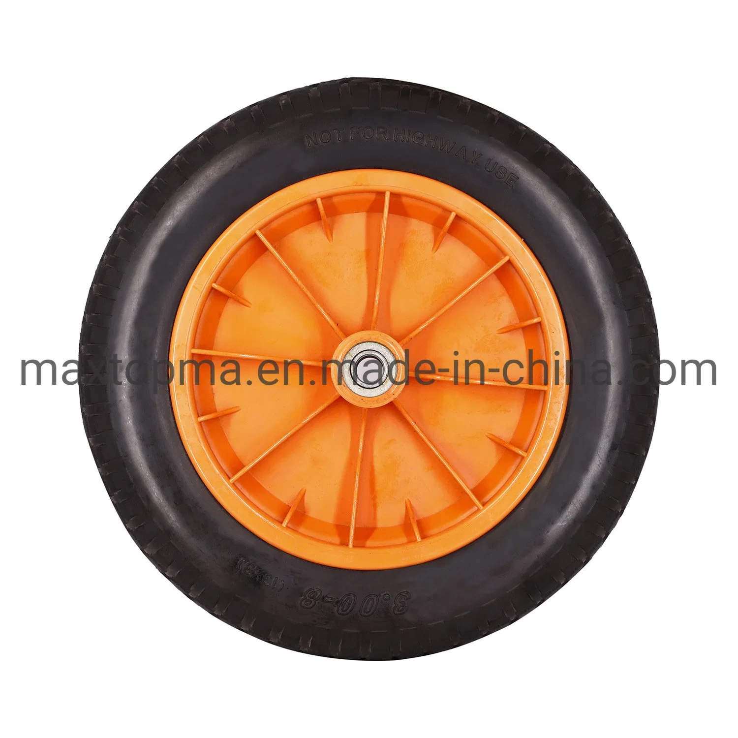 Good Quality PU Trolley Wheel Wheelbarrow Wheel Plastic Wheel Solid Wheel Lawn Mover Wheel 3.00-8 3.25-8