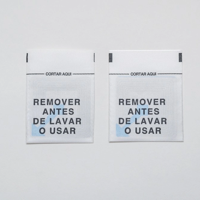 Étiquette de vêtement non tissée avec Dr Label 58kHz EAS Soft Dr Label Étiquette de sécurité magnétique de haute qualité pour magasin de détail Étiquettes de sécurité magnétiques pour vêtements non tissés avec puces Dr Label.