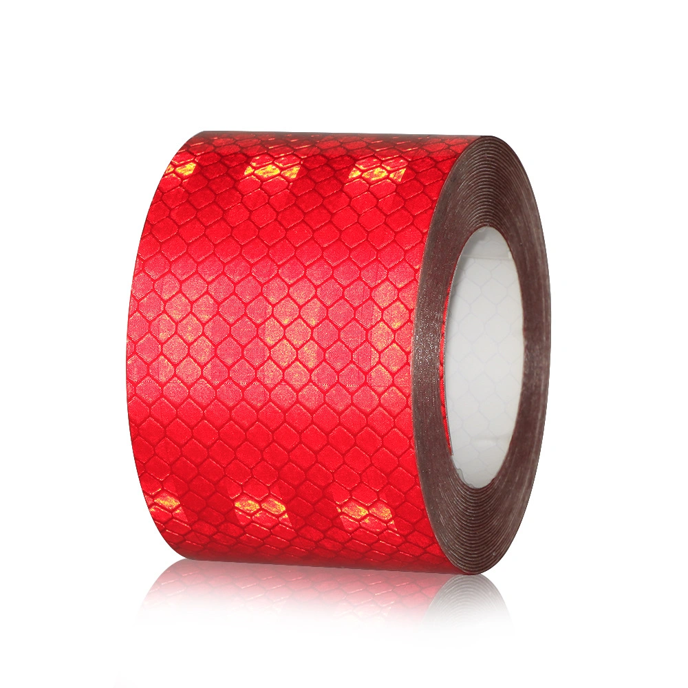 Stapest DOT Reflective Tape Red & White High Visibility Trailer Reflective Tape Outdoor Waterproof and Weather Resistant Suitable for Truck