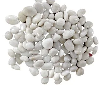 High Polished Snow White Pebbles Decorative Pebbles Wholesale/Supplier.