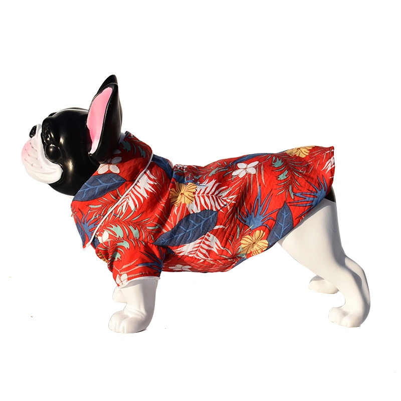 Dog Shirts Summer Dog Apparel Hawaiian Styles Colorful Flowers Hawaiian Wbb16670