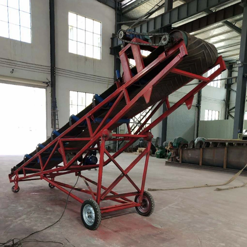 Steel Frame Rubber Belt Conveyor Conveying Equipment Vibrating Conveyor