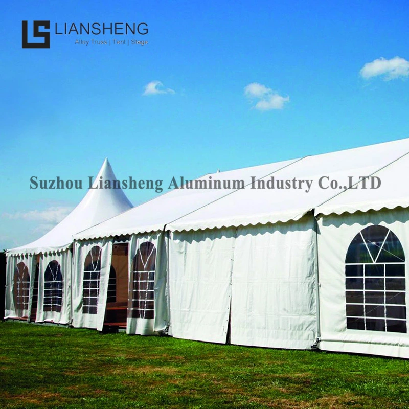 Snow Resistant Temporary Strong Big Aluminum Outdoor Building Canopy 15X30m Prefabricated Warehouse Tent