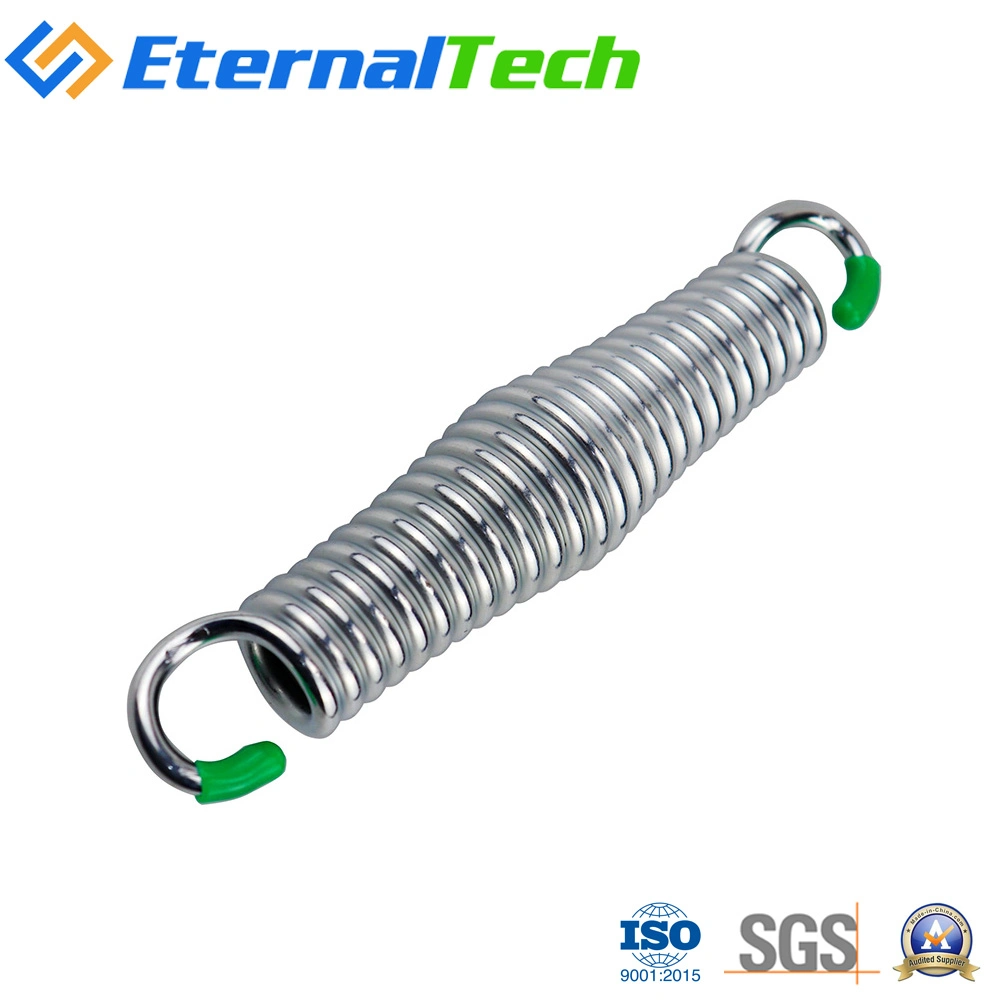 High Carbon Steel Cot Extension Spring with Zinc Plated Finish