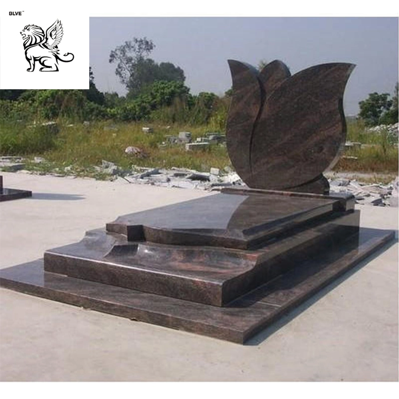 High Polish Granite Memorial Natural Headstone Marble Tombstone MTB-04