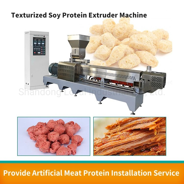 Dry Soybean Manufacturing Extruder Soya Protein Processing Machinery