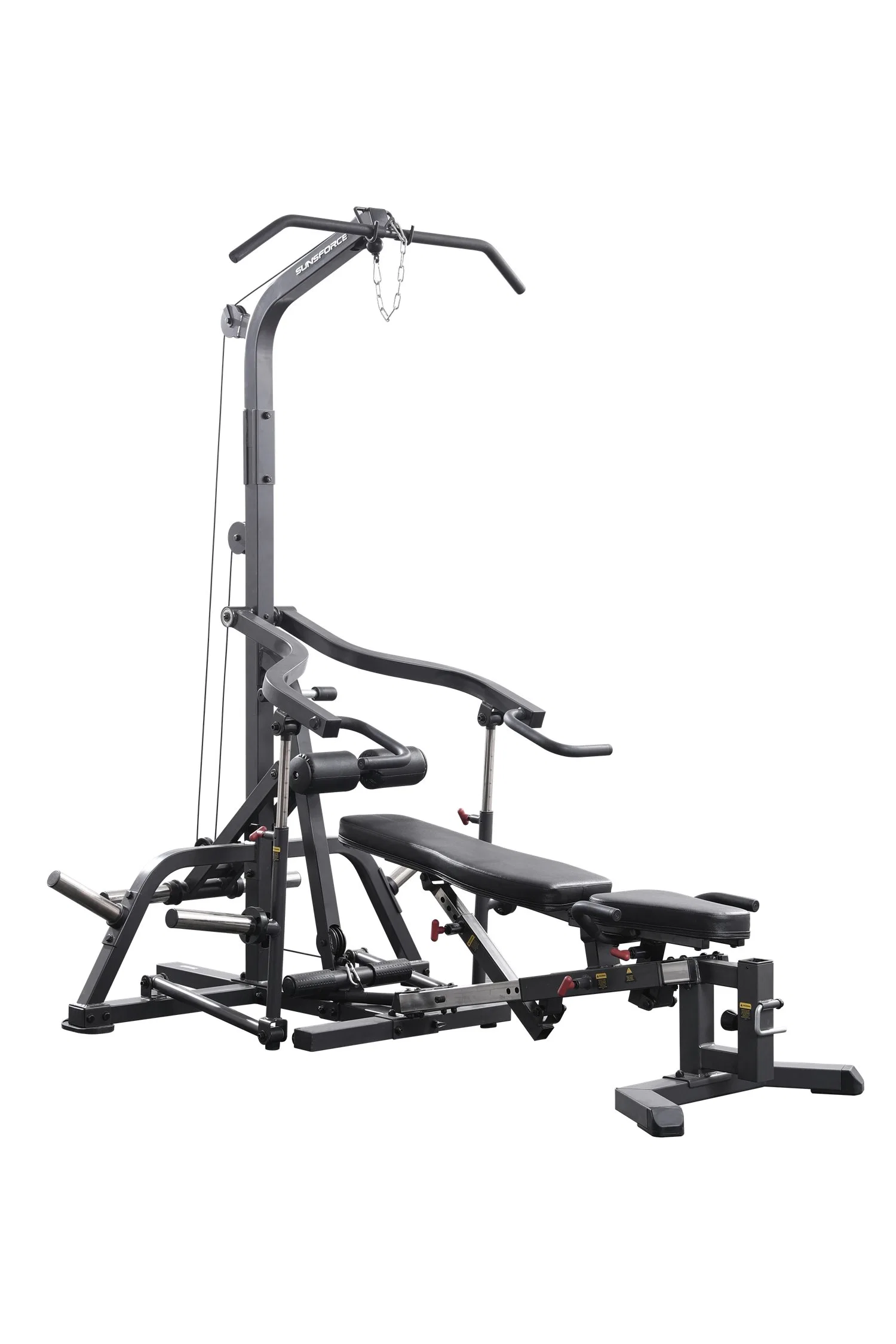Heavy-Duty Steel Construction Light Commercial Use Strength Fitness Multi-Gym Home Gym
