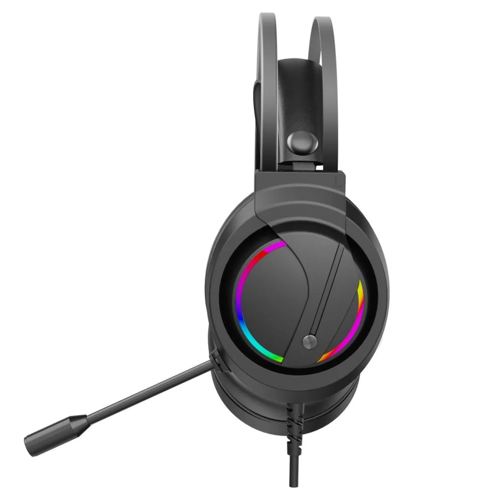 Auriculares Bluetooth ® para juegos con auricular estéreo de sonido envolvente LED RGB Light Ear Con micrófono